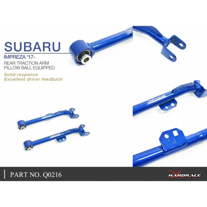 Hardrace Rear Traction Arm Subaru, Impreza, Xv, Gk/Gt 17-Present, Gt 17-Present