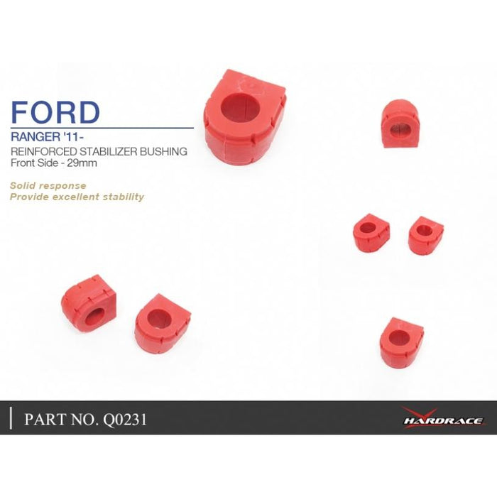 Hardrace Reinforced Sway Bar Bushing- Front 29Mm Usa, Ranger, 12-Present