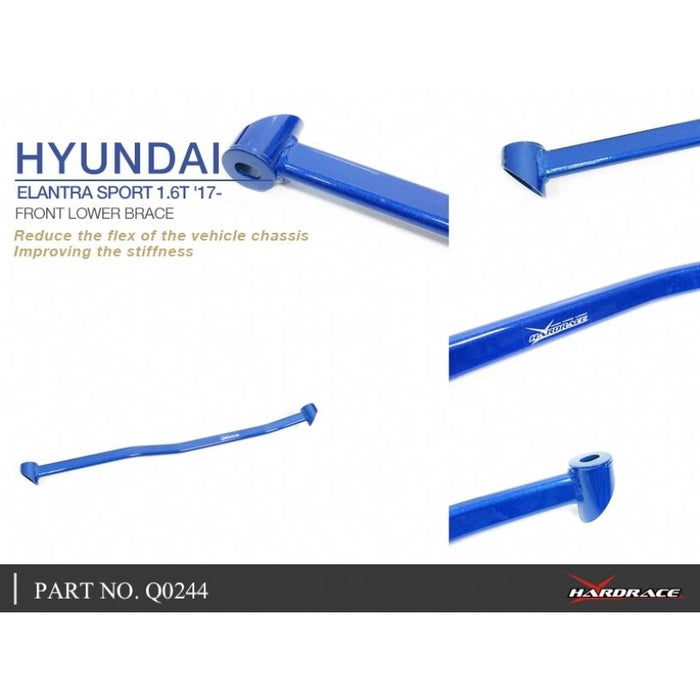 Hardrace Front Lower Brace Hyundai, Elantra, 16-Present