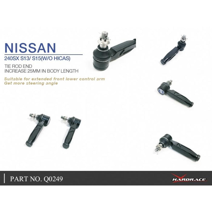 Hardrace Tie Rod End (Increase 25Mm In Body Length) Nissan, Silvia, S14/S15