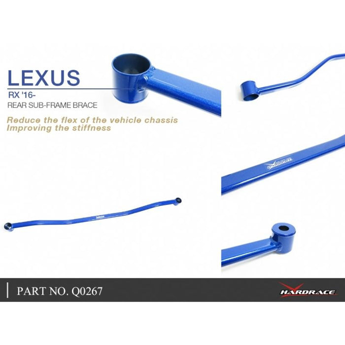 Hardrace Rear Subframe Brace Lexus, Rx, Al20 16-Present