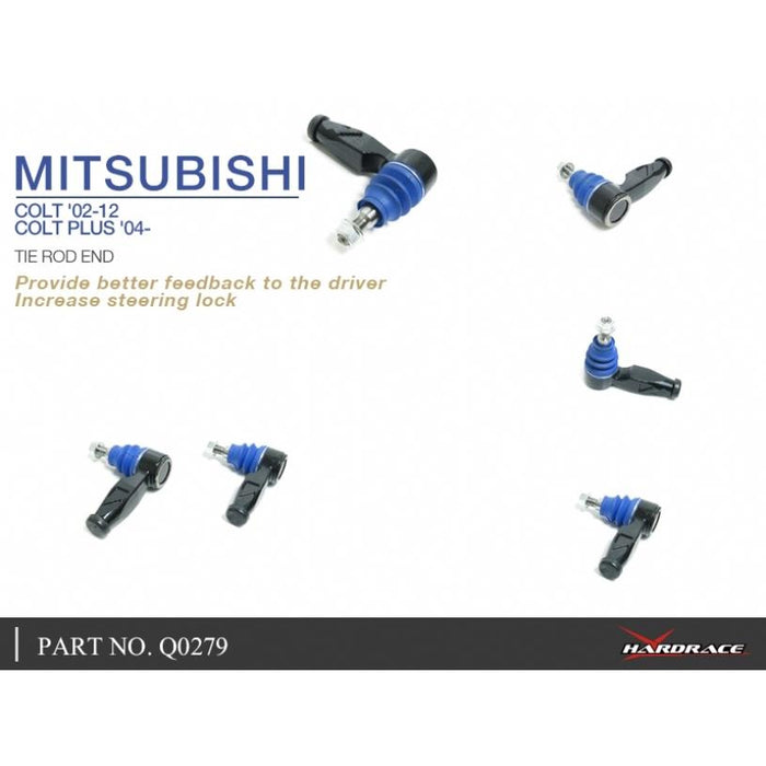 Hard Race Tie Rod Ends Mitsubishi, Colt, Colt Plus, 07-13, Z30 02-12