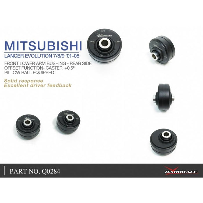 Hardrace Offset Front Lower Control Arm Bushing Rear Side Mitsubishi, Lancer Evo, Ct9A