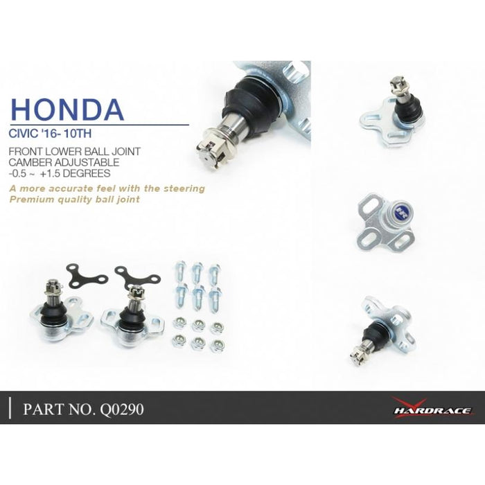 Hardrace Front Lower Ball Joint Honda, Civic, Fc