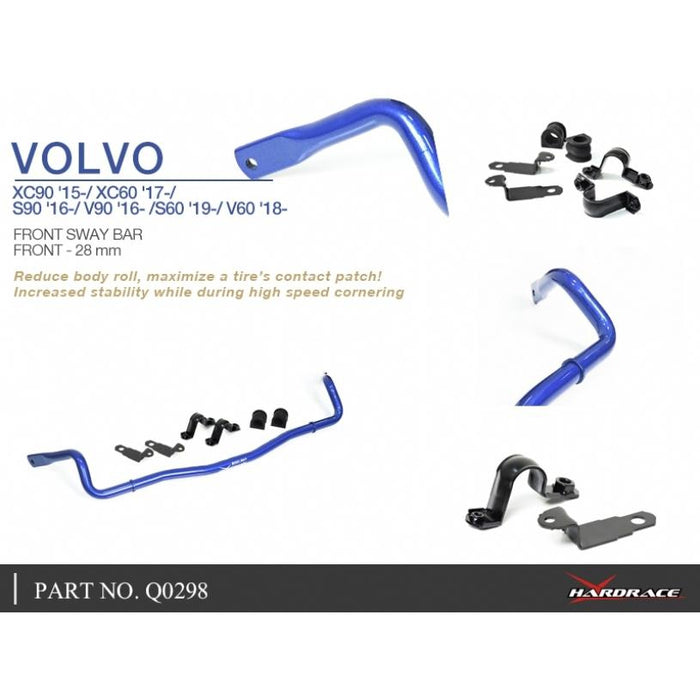 Hardrace Front Sway Bar 28Mm Volvo, S60, S90, V60, V90, Xc90, 17-Present, 15-Present, 18-Present, 18-Present
