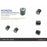 Hardrace Front Lower Shock Bushing Honda, Civic, Integra, Dc2 94-01, Eg, Eh, Ej1/2, Ek3/4/5/9, Ej6/7/8/9, Em1