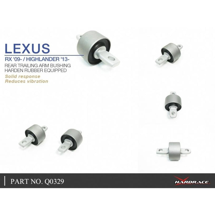 Hardrace Rear Trailing Arm Bush Toyota, Lexus, Highlander, Rx, Al10 10-15, Xu50 13-Present