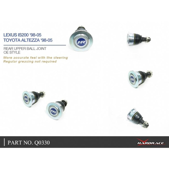 Hardrace REAR UPPER BALL JOINT (OEM STYLE) TOYOTA, LEXUS, ALTEZZA, IS, XE10 99-05, SXE 10 98-05