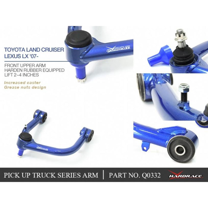 Hardrace Front Upper Arm Lift 2~4 Inches Toyota, Lexus, Land Cruiser, Lx, Lx J200 07-, J200 07-
