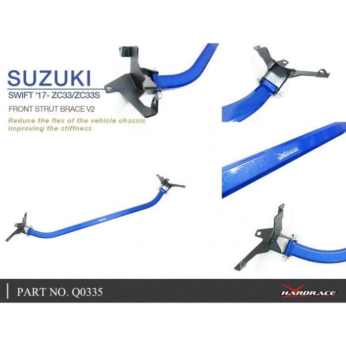 Hardrace Front Strut Bar Suzuki, Swift, Zc33 17-Present