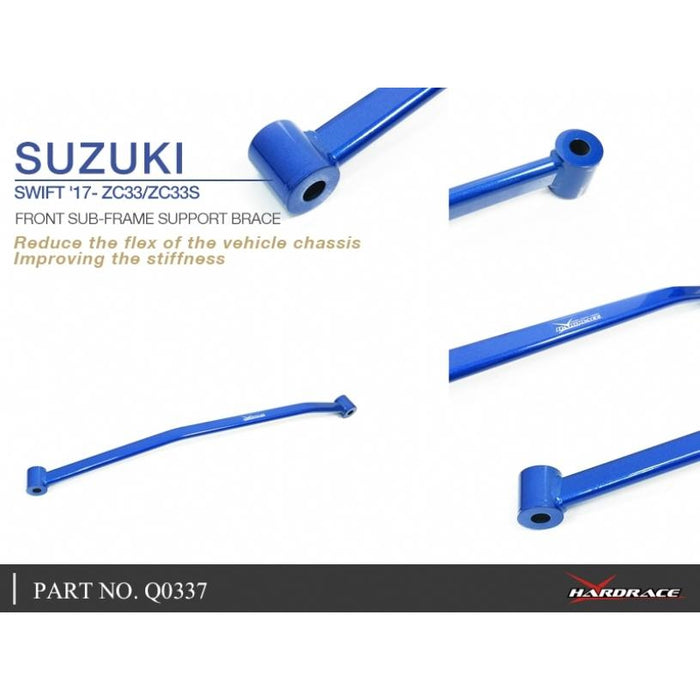 Hard Race Front Subframe Support Brace Suzuki, Swift, Zc33 17-Present