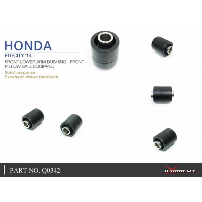 Hardrace Front Lower Arm Bushing Front Honda, City, Jazz/Fit, Ge6/7/8/9, Gk3/4/5/6, Gm2/3 08-14, Gm6 14-Present