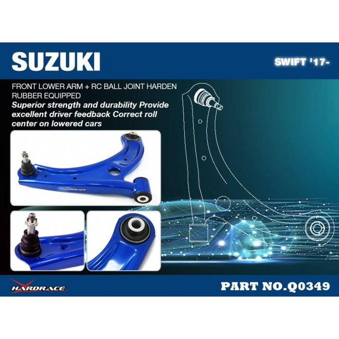 Hard Race Front Lower Control Arm Suzuki, Swift, Zc33 17-Present
