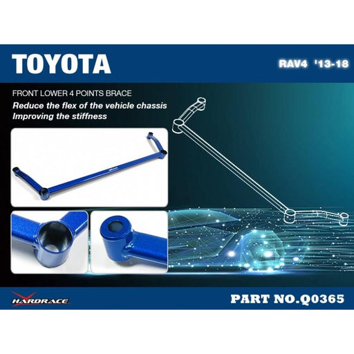 Hardrace Front Lower 4 Points Brace Toyota, Rav4, Xa40 13-18