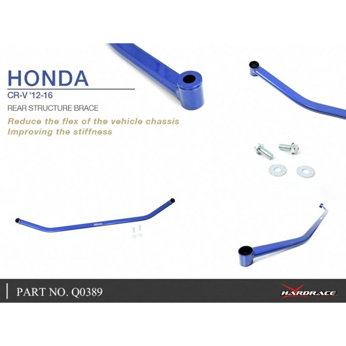 Hard Race Rear Structure Brace Honda, Rm1/Rm3/Rm4 12-16