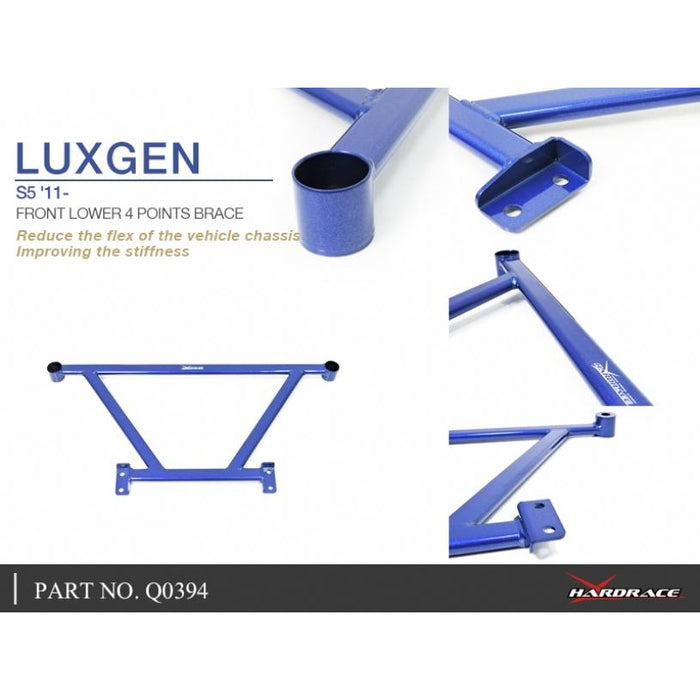 Hardrace Front Lower 4 Points Brace Luxgen, S5, U6, 12-, 13-