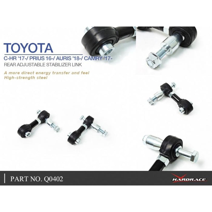 Hardrace Rear Adjustable Sway Bar Link Toyota, Lexus, Chr, Camry, Corolla/Altis/Auris, Es, Prius, Ux, Za10 18-, 17-Present, Altis E2