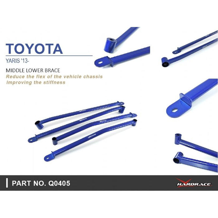Hardrace Middle Lower Brace Toyota, Vios, Yaris/Vitz, Xp150 13-Present, Xp150; 14-Present