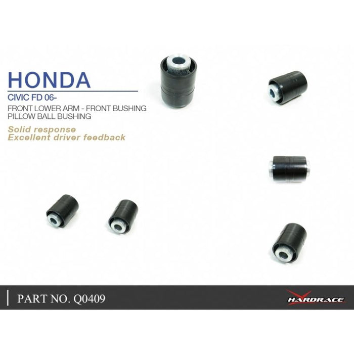 Hardrace Front Lower Arm Front Bushing Honda, Civic, Fd