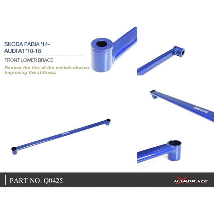 Hardrace Front Lower Brace Audi, Skoda, A1, Fabia, 10-Present, 15-Present