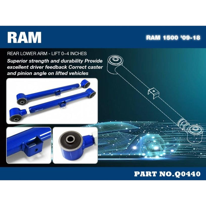 Hardrace Rear Lower Arm Dodge, Ram, 1500 09-18