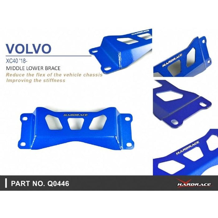 Hardrace Middle Lower Brace Volvo, Xc40, 18-Present