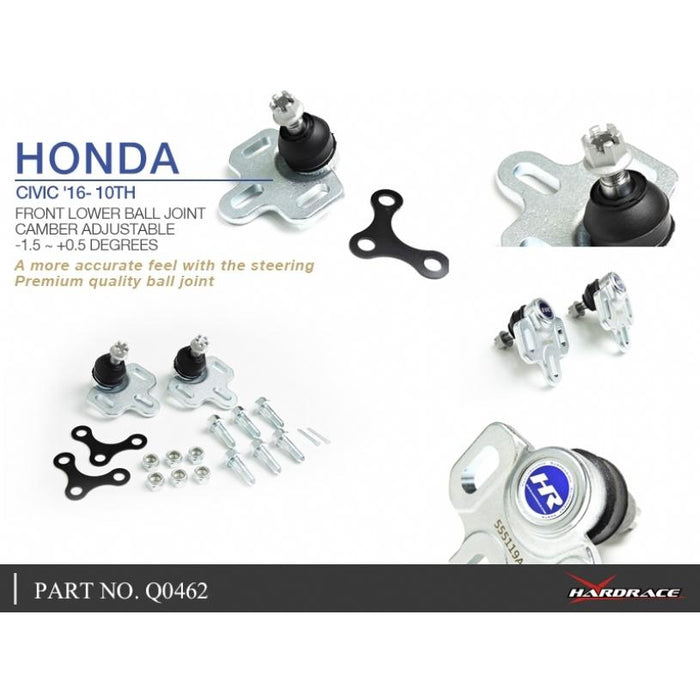 Hardrace Front Lower Ball Joint Honda, Civic, Fc