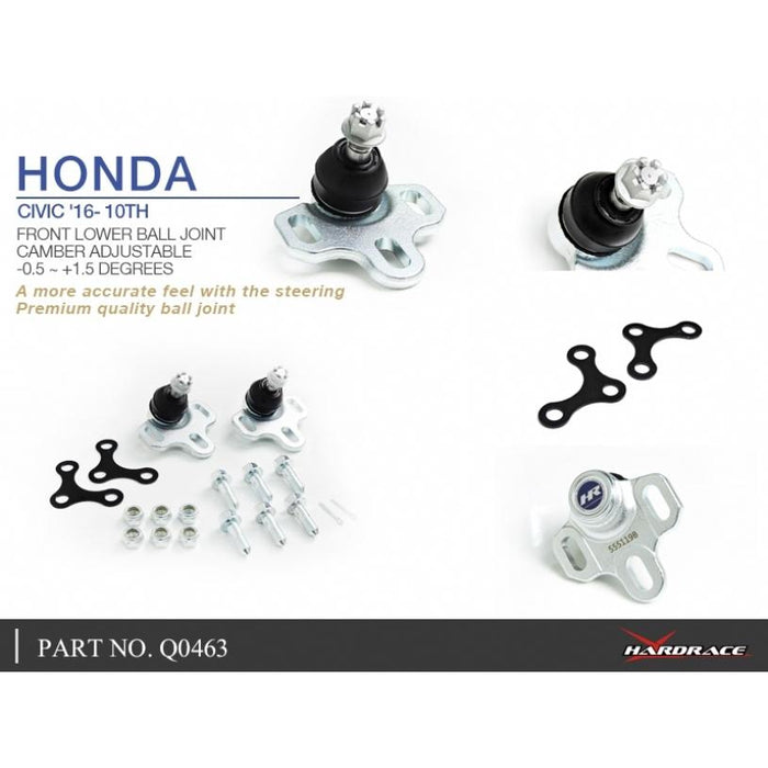 Hard Race Front Lower Ball Joint Honda, Civic, Fc