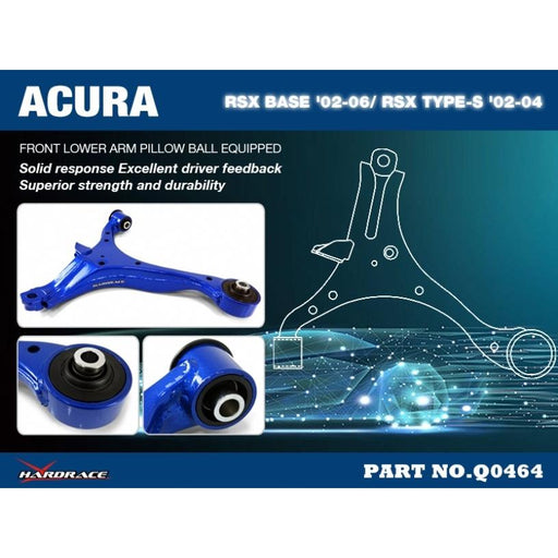 Hardrace Front Lower Arm Dc5 Rsx, 02-06