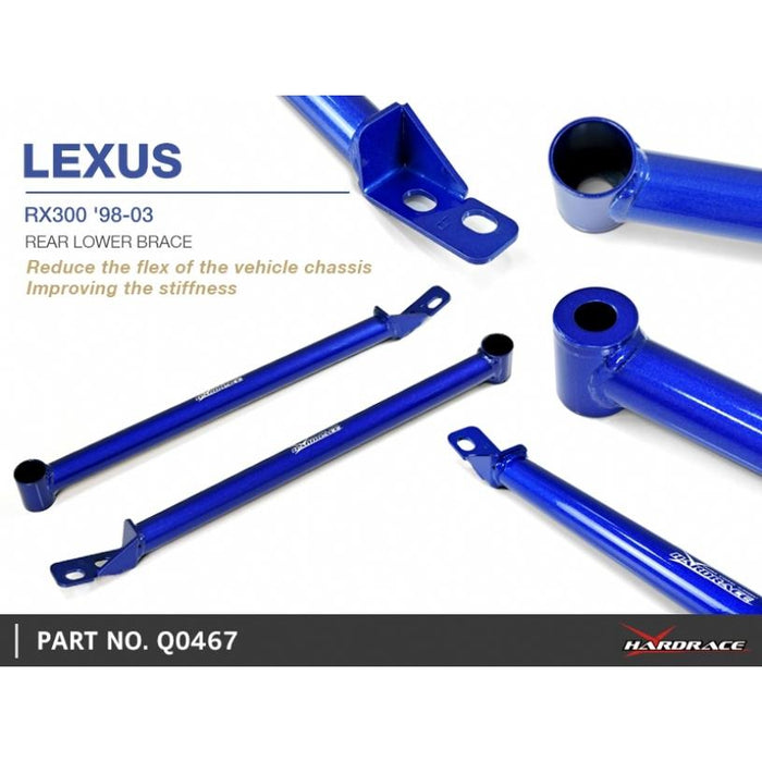Hardrace Rear Lower Brace Lexus, Rx, Xu10 98-03