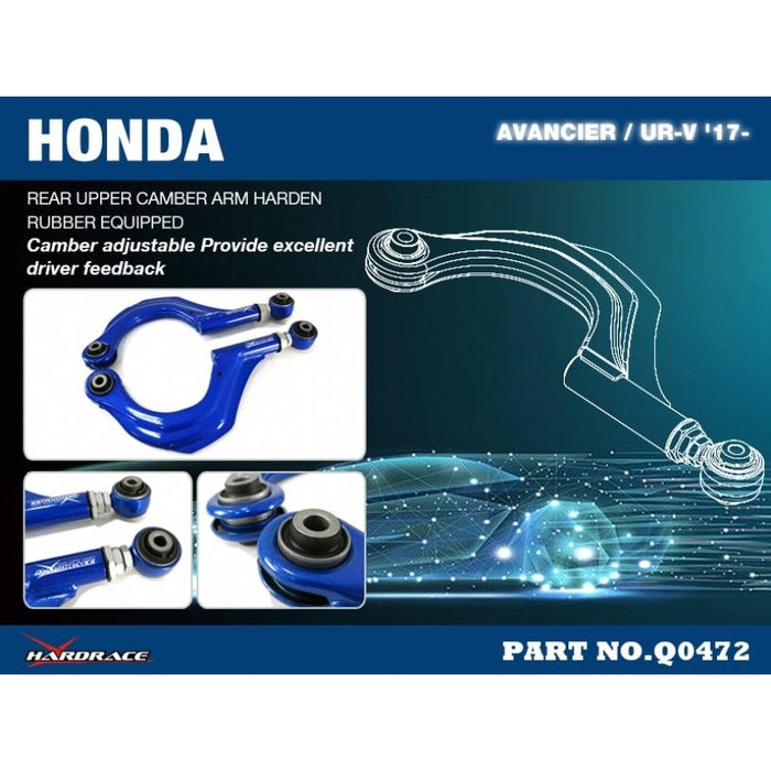Hard Race Rear Upper Camber Arm Honda, Avancier/Ur-V, 17-Present