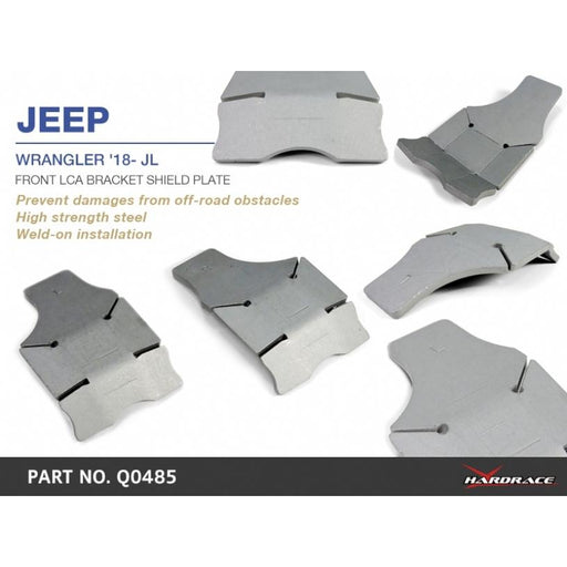 Hardrace Front Lca Bracket Shield Plate Jeep, Gladiator, Wrangler, Wrangler Unlimite Jl 18-Present, Jlu 18-Present, Jt 19-Present01.