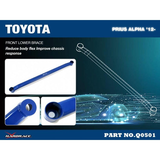 Hardrace Front Lower Brace Toyota, Prius Alpha, Zvw40 12-