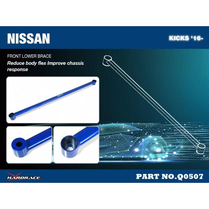 Hardrace Front Lower Brace Nissan, Kicks, P15 16-Present