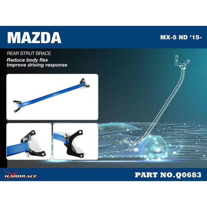 Hardrace Rear Strut Brace Mazda Mx-R Nd 15-