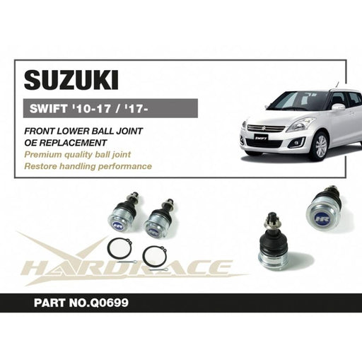 Hardrace Suzuki Swift '10-17/ '17- Front Lower Ball Joint