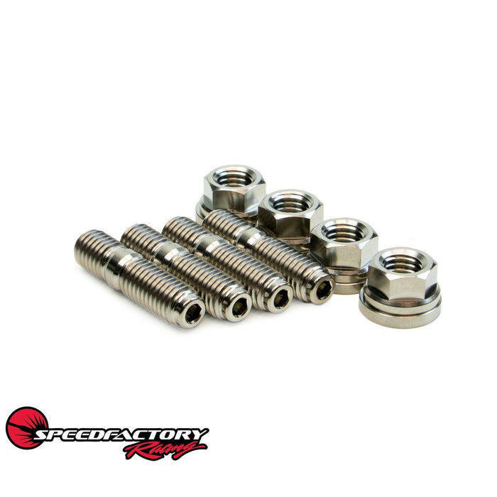 SpeedFactory Titanium Turbo To Manifold Stud Kit - 4PC