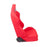 NRG Innovations Reclineable Racing Seats Cloth with Red Stitching
