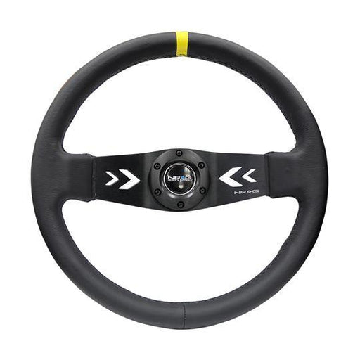 NRG Innovations 350mm Two Spoke Steering Wheel Leather