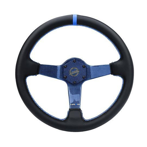 NRG Innovations Carbon Fiber Colored Steering Wheel 350mm Deep Dish