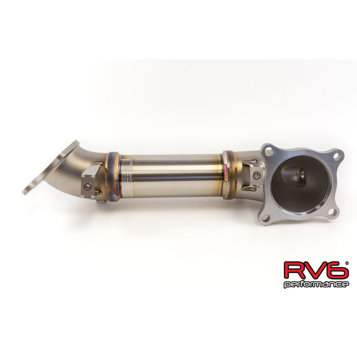 RV6 Catless Downpipe for 19+ RDX - Type-R Turbo Ready