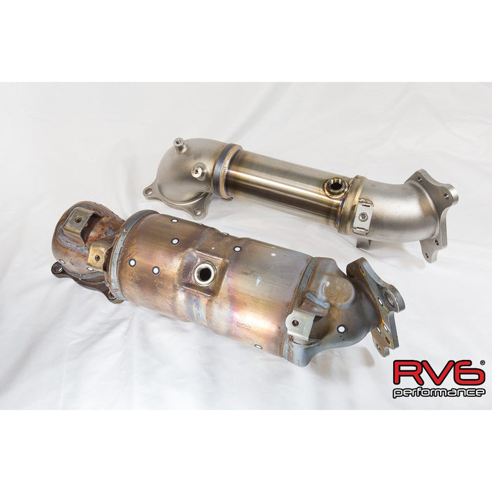 RV6 Catless Downpipe for 19+ RDX - Type-R Turbo Ready