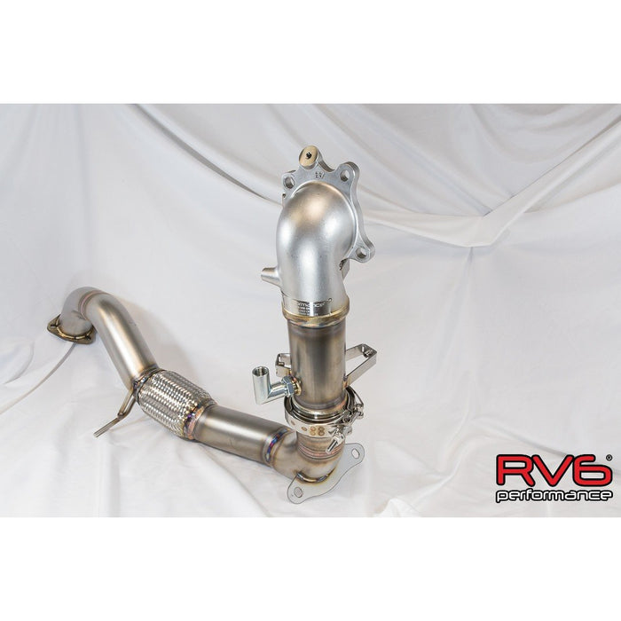 RV6 Downpipe & Front Pipe Combo for 16+ Civic 1.5T (Sedan, Coupe, Hatch, Si)