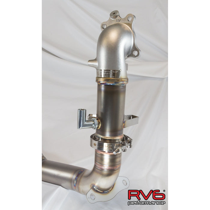 RV6 Downpipe & Front Pipe Combo for 16+ Civic 1.5T (Sedan, Coupe, Hatch, Si)