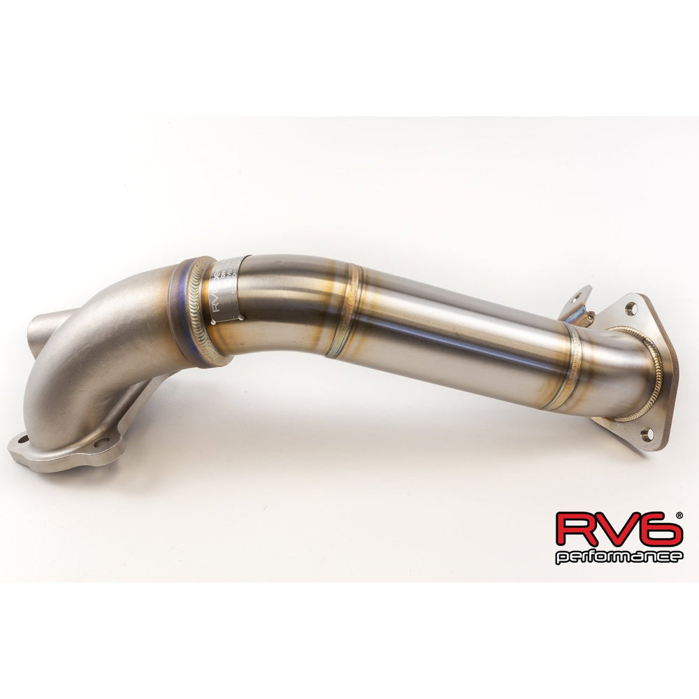 RV6 Catless PCD Downpipe for 2016+ Civic 2.0L (Sedan, Coupe)