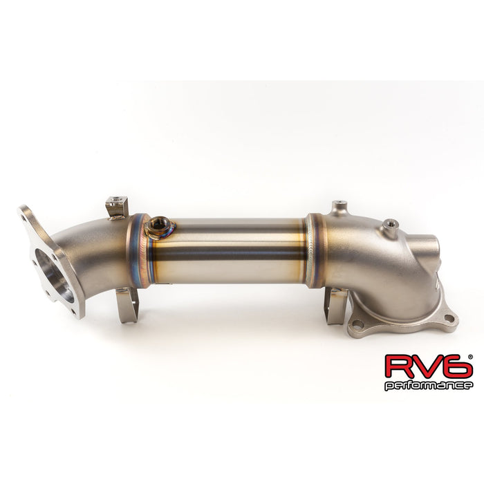 RV6 Catless Downpipe for 17+ Civic Type-R 2.0T FK8
