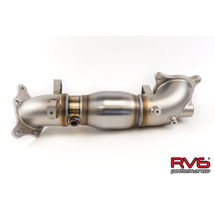 RV6 High Temp Catted Downpipe for FK8 / FL5 Civic Type-R 2.0T