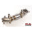 RV6 High Temp Catted Downpipe for 17+ Civic Type-R 2.0T FK8