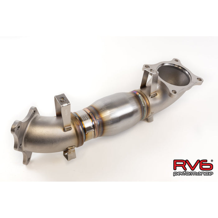 RV6 High Temp Catted Downpipe for FK8 / FL5 Civic Type-R 2.0T