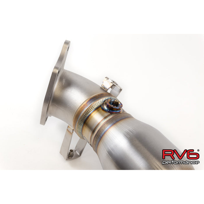 RV6 High Temp Catted Downpipe for 18+ Accord 2.0T-Type-R Turbo Ready